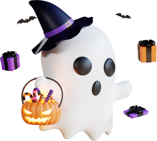 3D Halloween Icon Illustration